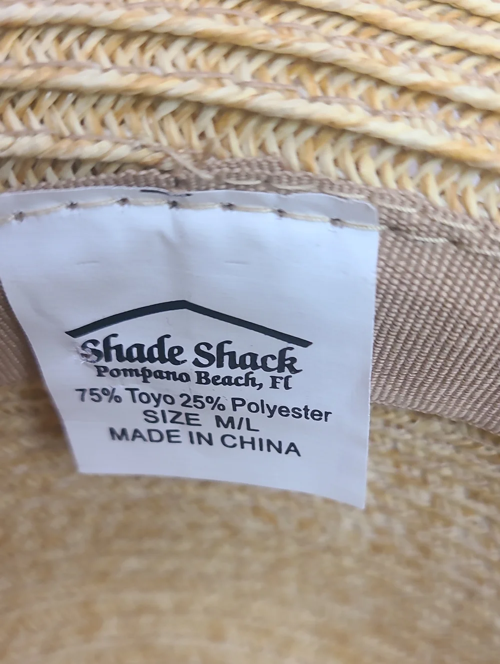 Women's Wide-Brim Straw Sun Hat with Yellow Trim